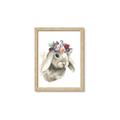 Picture of Sweet Floral Bunny _GroupedProduct_Rectangle_Portrait_Framed_Matted_