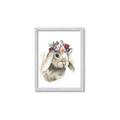 Picture of Sweet Floral Bunny _GroupedProduct_Rectangle_Portrait_Framed_Matted_