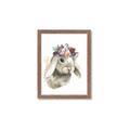Picture of Sweet Floral Bunny _GroupedProduct_Rectangle_Portrait_Framed_Matted_