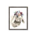Picture of Sweet Floral Bunny _GroupedProduct_Rectangle_Portrait_Framed_Matted_