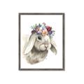 Picture of Sweet Floral Bunny _GroupedProduct_Rectangle_Portrait_Framed_Matted_