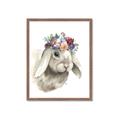 Picture of Sweet Floral Bunny _GroupedProduct_Rectangle_Portrait_Framed_Matted_