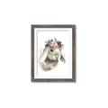 Picture of Sweet Floral Bunny _GroupedProduct_Rectangle_Portrait_Framed_Matted_