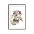 Picture of Sweet Floral Bunny _GroupedProduct_Rectangle_Portrait_Framed_Matted_