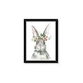 Picture of Floral Bunny _GroupedProduct_Rectangle_Portrait_Framed_Matted_