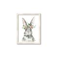 Picture of Floral Bunny _GroupedProduct_Rectangle_Portrait_Framed_Matted_