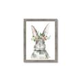 Picture of Floral Bunny _GroupedProduct_Rectangle_Portrait_Framed_Matted_