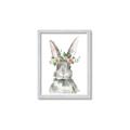 Picture of Floral Bunny _GroupedProduct_Rectangle_Portrait_Framed_Matted_
