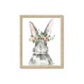 Picture of Floral Bunny _GroupedProduct_Rectangle_Portrait_Framed_Matted_