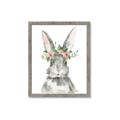 Picture of Floral Bunny _GroupedProduct_Rectangle_Portrait_Framed_Matted_