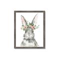 Picture of Floral Bunny _GroupedProduct_Rectangle_Portrait_Framed_Matted_