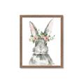 Picture of Floral Bunny _GroupedProduct_Rectangle_Portrait_Framed_Matted_