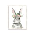 Picture of Floral Bunny _GroupedProduct_Rectangle_Portrait_Framed_Matted_