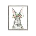 Picture of Floral Bunny _GroupedProduct_Rectangle_Portrait_Framed_Matted_