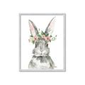 Picture of Floral Bunny _GroupedProduct_Rectangle_Portrait_Framed_Matted_