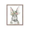 Picture of Floral Bunny _GroupedProduct_Rectangle_Portrait_Framed_Matted_