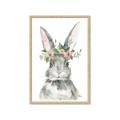 Picture of Floral Bunny _GroupedProduct_Rectangle_Portrait_Framed_Matted_