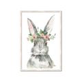 Picture of Floral Bunny _GroupedProduct_Rectangle_Portrait_Framed_Matted_