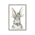 Picture of Floral Bunny _GroupedProduct_Rectangle_Portrait_Framed_Matted_