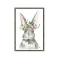 Picture of Floral Bunny _GroupedProduct_Rectangle_Portrait_Framed_Matted_