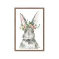 Picture of Floral Bunny _GroupedProduct_Rectangle_Portrait_Framed_Matted_