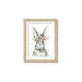 Picture of Floral Bunny _GroupedProduct_Rectangle_Portrait_Framed_Matted_