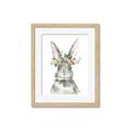 Picture of Floral Bunny _GroupedProduct_Rectangle_Portrait_Framed_Matted_