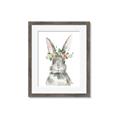 Picture of Floral Bunny _GroupedProduct_Rectangle_Portrait_Framed_Matted_