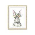 Picture of Floral Bunny _GroupedProduct_Rectangle_Portrait_Framed_Matted_