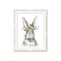 Picture of Floral Bunny _GroupedProduct_Rectangle_Portrait_Framed_Matted_