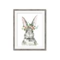 Picture of Floral Bunny _GroupedProduct_Rectangle_Portrait_Framed_Matted_