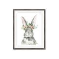 Picture of Floral Bunny _GroupedProduct_Rectangle_Portrait_Framed_Matted_
