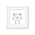 Picture of Sketch Aminal VI _GroupedProduct_Square_Framed_Matted_