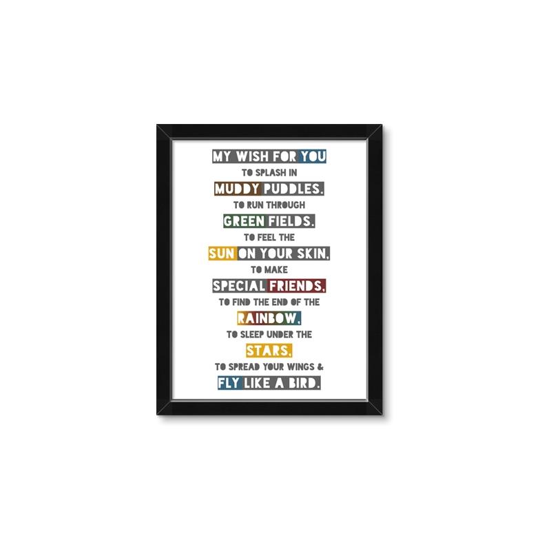 Picture of My Wish For You I _GroupedProduct_Rectangle_Portrait_Framed_Matted_