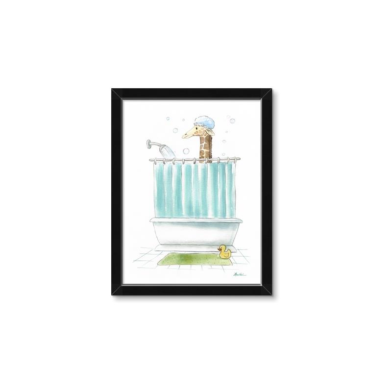 Picture of Shower Time _GroupedProduct_Rectangle_Portrait_Framed_Matted_