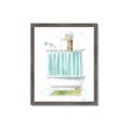 Picture of Shower Time _GroupedProduct_Rectangle_Portrait_Framed_Matted_