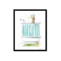 Picture of Shower Time _GroupedProduct_Rectangle_Portrait_Framed_Matted_