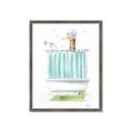 Picture of Shower Time _GroupedProduct_Rectangle_Portrait_Framed_Matted_