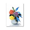 Picture of pop of floral I _GroupedProduct_Rectangle_Portrait_Canvas_