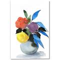 Picture of pop of floral I _GroupedProduct_Rectangle_Portrait_Canvas_