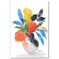 Picture of Pop of floral II _GroupedProduct_Rectangle_Portrait_Canvas_