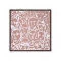 Picture of Many Faces  _GroupedProduct_Square_Canvas_Framed_