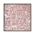 Picture of Many Faces  _GroupedProduct_Square_Canvas_Framed_