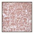 Picture of Many Faces  _GroupedProduct_Square_Canvas_Framed_