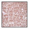 Picture of Many Faces  _GroupedProduct_Square_Canvas_Framed_