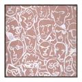 Picture of Many Faces  _GroupedProduct_Square_Canvas_Framed_