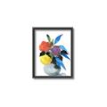 Picture of pop of floral I _GroupedProduct_Rectangle_Portrait_Canvas_Framed_