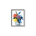 Picture of pop of floral I _GroupedProduct_Rectangle_Portrait_Canvas_Framed_
