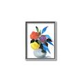 Picture of pop of floral I _GroupedProduct_Rectangle_Portrait_Canvas_Framed_