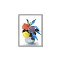 Picture of pop of floral I _GroupedProduct_Rectangle_Portrait_Canvas_Framed_